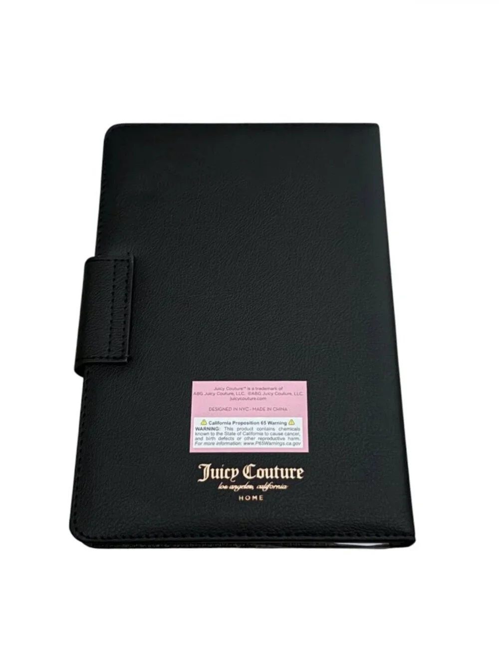 Juicy Couture Black & Metallic Rose Gold Journal Set | NEW